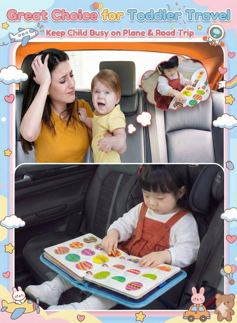 Busy book,30 pages Early Learning Interactive Toys For Kids 1-3 Year,children reading books,kids interactive book,quite book - Image 5